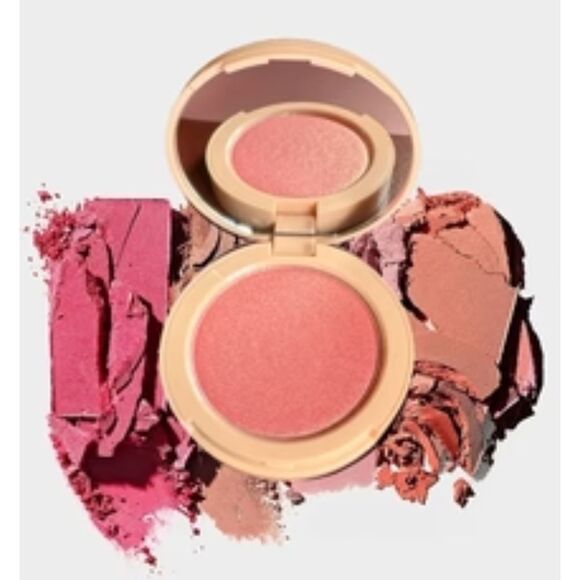 Pink Blush Makeup with Matte and Shimmery Finishes - Picture 1 of 1